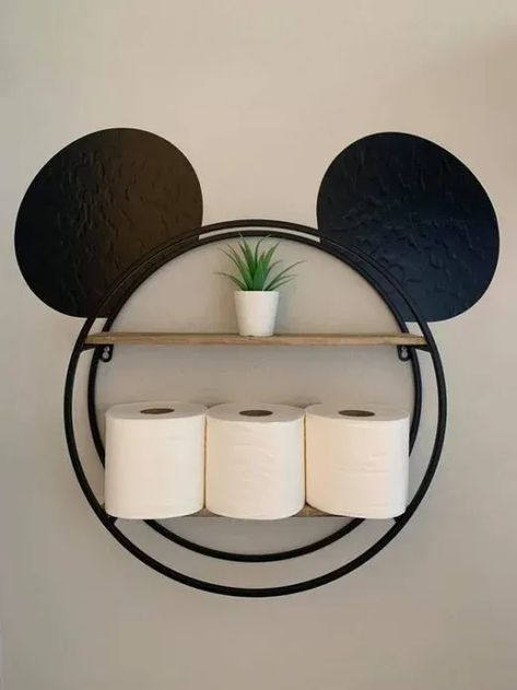 50+ Mickey Mouse Inspired Home Decor Ideas for The Disney Fan | HubPages Cozinha Do Mickey Mouse, Modern Kitchen Decor Ideas, Mickey Bathroom, Mickey Mouse Bathroom, Disney House Ideas, Disney Themed Rooms, Casa Disney, Disney Bathroom, Mickey Mouse House