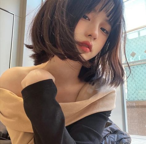 Japanese Short Hair Bob, Pretty Hair Cuts, Black Bob, Asian Babies, Sketchup Model, Cute Korean Girl, Bob Cut, Ulzzang Girl, Cut And Color