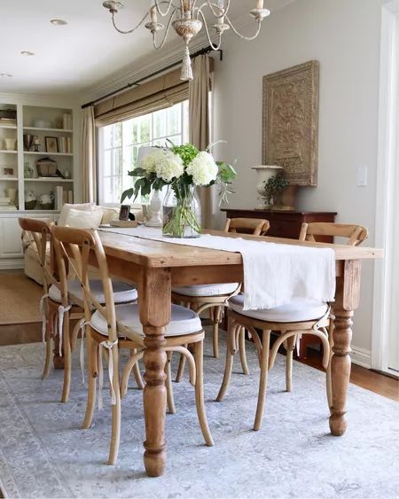 French Cottage Kitchen Table, Antique Style Dining Room, Dining Room Tables Square, Light Academia Aesthetic Dining Room, Cozy Dining Room Table, Vintage Aesthetic Dining Room, English Country Dining Table, English Farmhouse Dining Room, Dreamy Dining Room