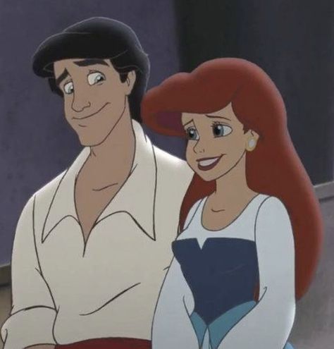 #princess #disney #ariel Ariel And Prince Eric Wallpaper, Ariel E Eric, Arial And Eric, Ariel And Eric Wallpaper, Ariel And Eric Aesthetic, Ariel And Eric Fan Art, Principe Eric, Eric And Ariel, Ariel And Prince Eric