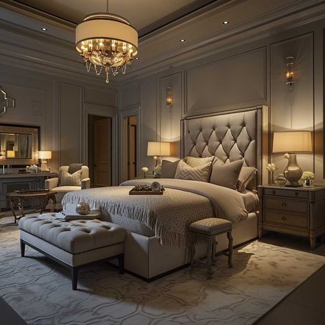 20+ Elegant Master Bedroom Interior Design Transformations • 333+ Images • [ArtFacade] Great Bedrooms Master Suite, Classic House Design Interior Bedroom, Grand Master Bedrooms Decor, French Chateau Bedroom Master Suite, Elegant Farmhouse Bedroom, Couple Bedroom Interior Design, Elegant Bedroom Ideas Luxury Master Suite Interior Design, Modern Condo Interior Design, Mansion Interior Bedroom