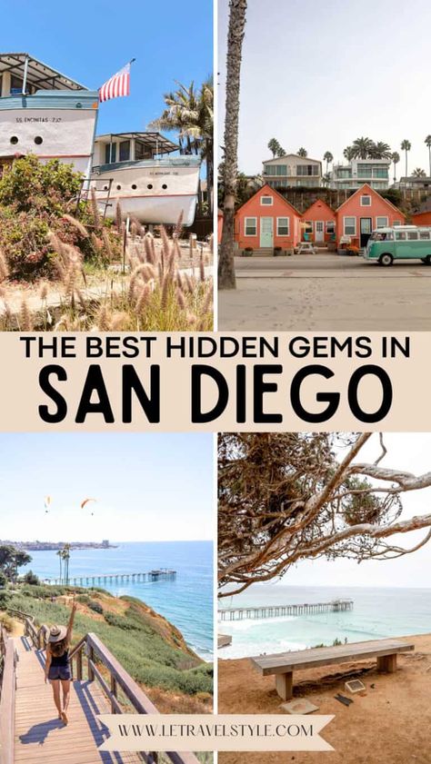 20 San Diego Hidden Gems: written by a local · Le Travel Style San Diego For Couples, Unique Things To Do In San Diego, San Diego Hidden Gems, San Diego Hikes, San Diego Things To Do In, Sam Diego, Carnival Radiance, San Diego Bucket List, San Diego Travel Guide