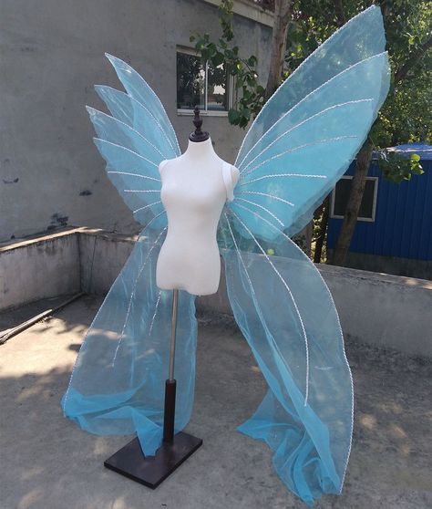 Diy Butterfly Costume, Fly Costume, Angel Wings Cosplay, Butterfly Wings Costume, Diy Fairy Wings, Fairy Costume Diy, Fairy Wings Costume, Wings Cosplay, How To Make Butterfly