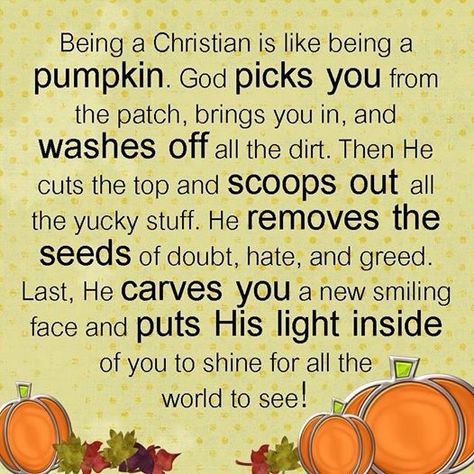 Halloween is a holiday often taken over by the scary and ghoulish, but that should not deter Christian families from carving pumpkins. Description from pinterest.com. I searched for this on bing.com/images Pumpkin Poem, Rs Activities, Christian Halloween, Church Crafts, Bible Lessons For Kids, Object Lessons, Sunday School Lessons, Harvest Time, Sunday School Crafts