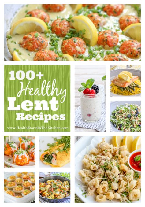 100+ Healthy Recipes For Lent {Gluten-Free, Paleo, Primal, Low-Carb, Real-Food & Vegetarian} http://www.healthstartsinthekitchen.com/2017/03/09/100-healthy-recipes-lent-gluten-free-paleo-primal-low-carb-real-food-vegetarian/ Healthy Lent Meals, Lent Recipes Catholic, Lent Meals, Recipes For Lent, Lenten Recipes, Fast Meals, Lent Recipes, Food Vegetarian, Meatless Meals