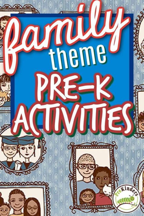 Family Theme Activities, Preschool Families Unit, Family Day Activities, Preschool Families Activities, Family Crafts Preschool, Family Night Ideas, Preschool Family Theme, Preschool Theme Activities, Family Activities Preschool