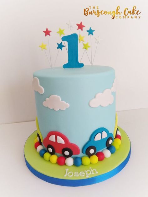 First Birthday Boy Themes Cake, 2nd Birthday Cakes For Boys, Blue Car Birthday Theme, 1 St Birthday Cake Boy Year Old, Car Birthday Cake For Boys Kids, 1 Year Boy Birthday Cake, Baby Boy Birthday Cake 2nd, Birthday Cake One Year Old Boy, Cake For One Year Old Boy