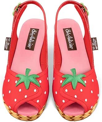 Hot Chocolate Design Chocolaticas Strawbella Women's Sandals Multicoloured HCD 38 Hot Chocolate Design Shoes, Hot Chocolate Design, Chocolate Design, Design Shoes, Women's Sandals, Designer Shoes, Hot Chocolate, Womens Sandals, For Free