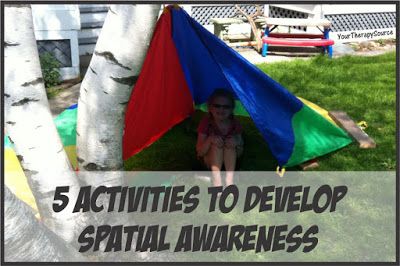 5 Ways to Develop Spatial Awareness Spatial Awareness Activities, Visual Spatial, Pediatric Pt, Spatial Reasoning, Pediatric Physical Therapy, Spatial Awareness, Motor Planning, Vision Therapy, Spatial Concepts