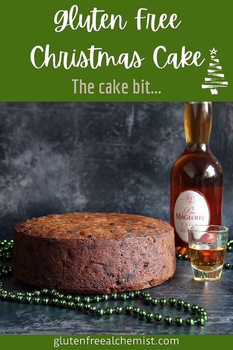 Gluten Free Christmas Cake Recipe, Cake Recipes Gluten Free, Traditional Fruit Cake Recipe, Best Christmas Cake Recipe, Gluten Free Christmas Cake, Gluten Free Ideas, Gluten Free Fruit Cake, Gluten Free Christmas Recipes, Christmas Cake Recipe