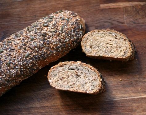 Viking Bread | Time To Cook - Online Viking Bread Recipe, Viking Bread, Viking Food, Bread Tags, Bean Flour, Barley Flour, Italian Chef, British Bake Off, Loaf Of Bread