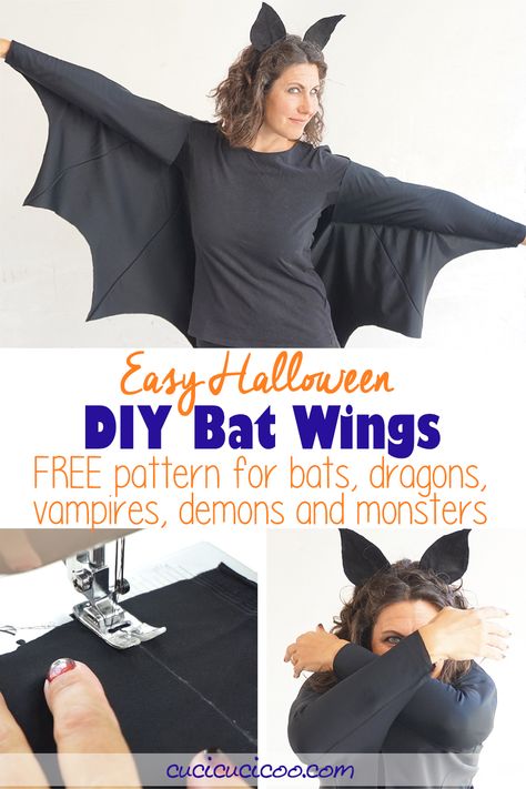 Bat Wings Costume Diy, Diy Bat Wings No Sew, Bat Wing Cape Diy, Bat Costume Ren Faire, Bat Wings Sewing Pattern, Diy Bat Halloween Costume, Vampire Bat Halloween Costume, Easy Bat Costume, Diy Bat Wings Kids