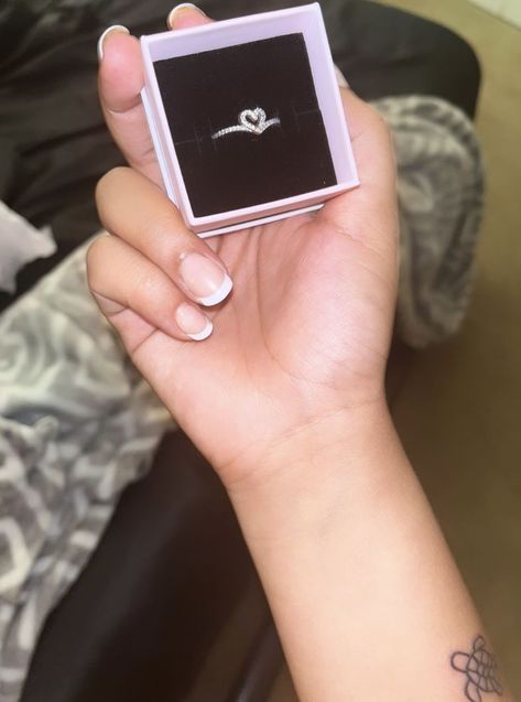 Promise Rings For Girls, Dior Promise Ring, Heart Promise Rings For Her, Promise Rings Cheap, Promis Ring Aesthetic, Cute Promise Rings Girlfriends Silver, Self Promise Ring, Good Promise Ring, Promise Ring Notes For Her