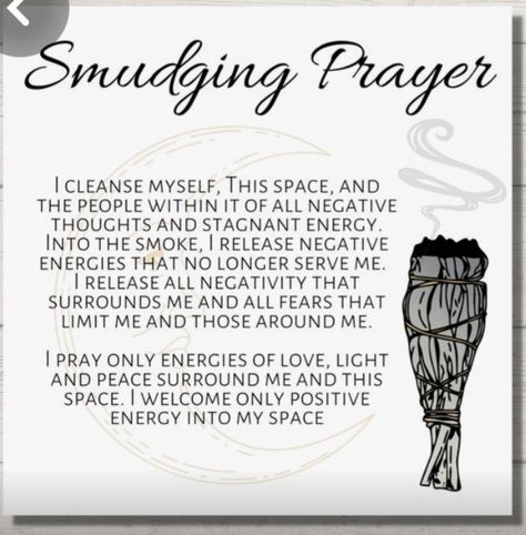 Sage Prayer For Self, Prayers For Sage Cleansing, Spells To Cleanse House, What To Say When Burning Sage, What To Say When Cleansing With Sage, House Cleansing Spell With Sage, Smudge Cleansing Prayers, New Year Sage Cleanse, House Cleansing Affirmation