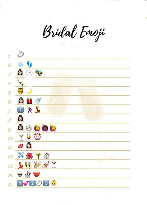 Emoji Pictionary, Shower Diy, Bridal Shower Diy, Bridal Brunch, Bridal Shower Games, Shower Games, Engagement Wedding, Floral Designs, Color Names