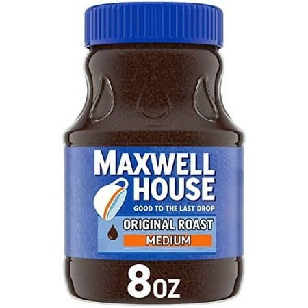 Maxwell House The Original Roast Instant Coffee (8 oz Jar) Best Instant Coffee, Folgers Coffee, Baking Measurements, Light Roast Coffee, Maxwell House, Decaffeinated Coffee, Decadent Chocolate Cake, Coffee Mix, Medium Roast Coffee