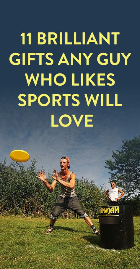 11 Brilliant Gifts Any Guy Who Likes Sports Will Love Gifts For Sports Lovers, Football Presents, Gifts For Young Men, Football Lover Gifts, Birthday Presents For Dad, Sports Lover Gifts, Fantasy League, Batting Cages, Packaging Diy