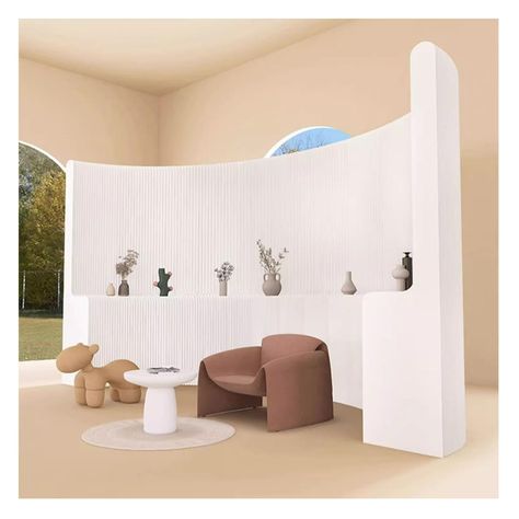 PRICES MAY VARY. 【Versatile Room Divider】The paper panel screen room divider is designed to provide flexible and convenient partitioning options. Foldable and portable design, Whether you want to divide a room for privacy or create distinct areas for different activities, our paper screen room divider is the solution 【Space-Saving】Our paper screen room partition offers a compact and efficient way to divide your space. Its collapsible design allows for easy storage when not in use, making it idea Room Petition Ideas, Cute Room Divider, Arched Room Divider, Room Partition Designs Wall Dividers, Room Divider With Storage, Area Instagramavel, Divider With Storage, Small Event Space Design, Counseling Office Space