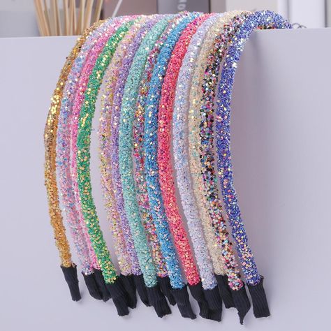 Smarter Shopping, Better Living! Aliexpress.com Cheap Hair Accessories, Glitter Headbands, Star Headband, Hard Headbands, Alice Band, Handmade Headbands, Simple Girl, Glitter Stars, Headband Styles