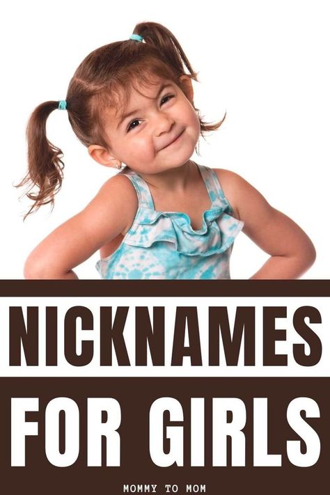 Best Nicknames For Girls, Nicknames For Baby Girls, Nicknames For Girls, Funny Nicknames, Good Nicknames, Cute Nicknames, Baby Name List, Unique Baby Names