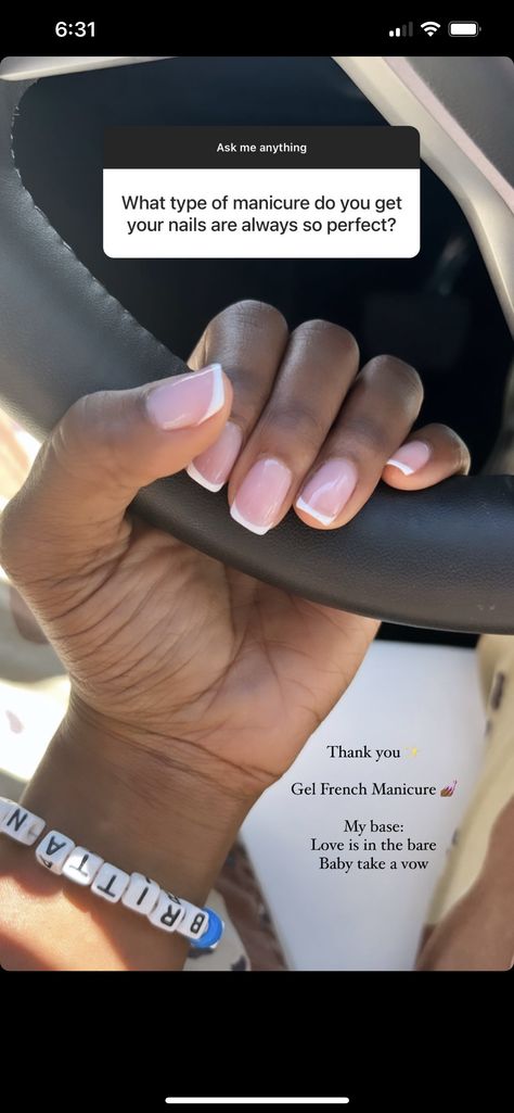 French Tip Gel Manicure Natural Nails, French Tip Nails On Natural Nails, Short Classy Nails Spring 2024, American Manicure Dip Powder, French Nails Natural Nail, French Manicure Short Nails Gel, French Gel Manicure Short Natural Nails, Short French Nails Natural, Square Vs Almond Nails