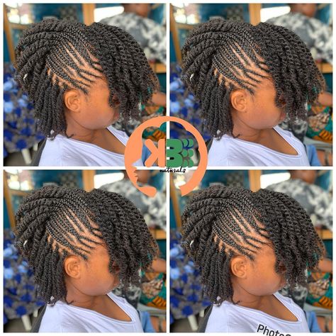 Back To School Cornrow Hairstyles, Simple All Back Hairstyles, Free Hand Plaiting Natural Hair, Natural Twist Styles, Natural Twist Hairstyles, Twist Hairstyles For Natural Hair, Natural Cornrow Hairstyles, Hair Dues, Natural Hair Ponytail