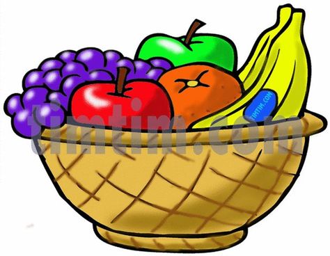 Fruit Basket Drawing Paintings, Fruit Basket Drawing For Kids, Still Life Fruit Drawing, Fruit Basket Painting, Fruit Bowl Drawing, Fruit Basket Drawing, Basket Painting, Basket Drawing, Fruits Drawing