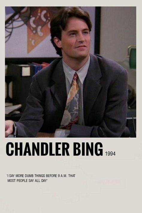 Chandler Friends, Retro Rooms, Friends Tv Quotes, Friends Best Moments, Chan Chan, Friends Scenes, Paintings For Living Room, 90s Memories, Friends Cast