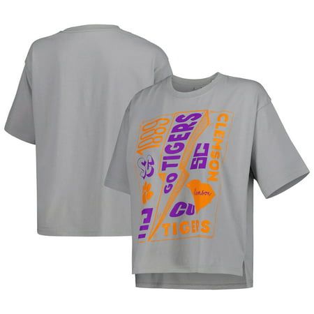 Combine your love of Rock & Roll with your team spirit by sporting this Pressbox School of Rock T-shirt. Unmistakable Clemson Tigers graphics on the chest put your fandom front and center. Crafted from cotton fabric, this tee has a relaxed design to help you maintain comfort. Size: M.  Color: Gray. School Of Rock, Tiger Logo, Rock T Shirt, Clemson Tigers, Tiger T Shirt, Lsu Tigers, Rock T Shirts, Rock Roll, Gray Tshirt