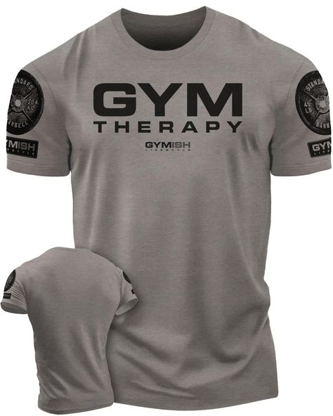 PRICES MAY VARY. T-Shirts 60% Cotton/40% Poly; Hoodie 100% Cotton Made in USA or Imported Cotton lining Pull On closure Machine Wash Gym Therapy - These fitness mens shirts carry fun sayings and quotes about exercise. The humor and novelty on each funny gym shirt for men will make them a favorite wardrobe piece Cool T-Shirt - These funny workout shirts for men with sayings feature a cotton tee perfect for a guy at the gym. The gym workout shirts for men are highly comfortable and flexible for wo Gym Therapy, Funny Gym, Motivational Workout, Gym Shirt, Shirts For Men, The Gym, Workout Shirts, Gym, For Men