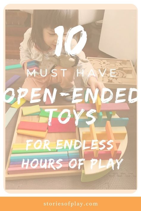 Wooden Toys For One Year Old, Open Ended Play Toys, Best Toys For Preschoolers, Open Ended Toys For Toddlers, Open Ended Play Ideas, Diy Toys For Toddlers, Best Open Ended Toys, Diy Toddler Toys, Preschool Learning Toys