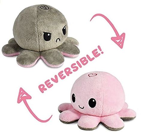 And a reversible octopus plushie to help your kiddo express their mood. Reversible Octopus, Octopus Plush, Fidget Toys, A Word, Easy Gifts, Perfect Christmas Gifts, Design Show, Stuffed Animals, Plush Toy