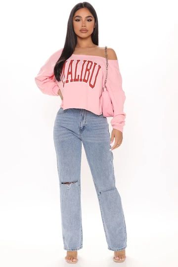 Pink Leather Dress, Lala Baptiste, Maria Perez, Amaya Colon, Off Shoulder Sweatshirt, Varsity Jacket Women, Attractive Clothing, Fashion Nova Outfits, Fashion Nova Models