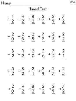 0-9 Addition Timed Tests by Original Educator | Teachers Pay Teachers Homeschooling Worksheets, Math Minutes, Education Worksheets, Kindergarten Math Worksheets Addition, 100's Chart, Math Practice Worksheets, First Grade Math Worksheets, English Worksheets For Kindergarten, 4th Grade Math Worksheets