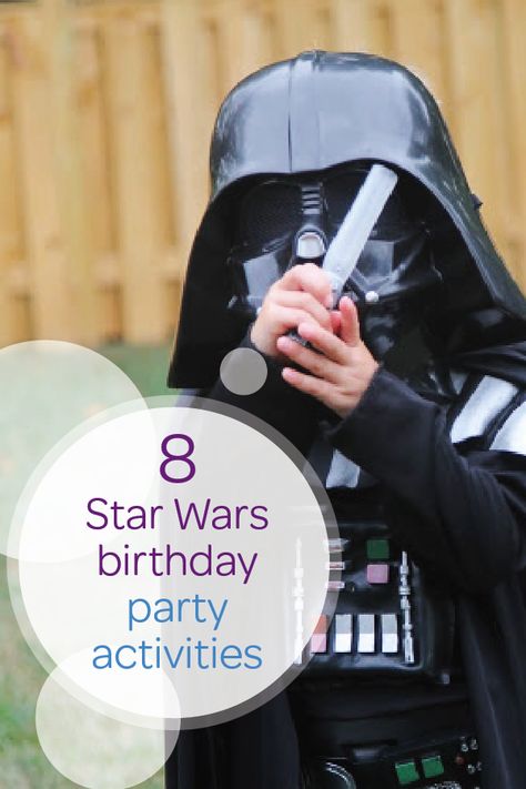 Star Wars Birthday Party Activities, Star Wars Birthday Activities, Dark Vader Birthday Party Ideas, Jedi Birthday Party, Star Wars Birthday Party Games, Star Wars Party Activities, Star Wars Party Kids, Star Wars Birthday Games, Star Wars Birthday Decorations