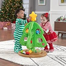 Step2 My First Christmas Tree with Bonus Ornaments. Developmental toys, fine motor skills. #ad #amazonfinds #gifts #christmasgift Toddler Christmas Tree, Trees For Kids, First Christmas Tree, Diy Felt Christmas Tree, Toy Trees, Christmas Trees For Kids, Clear Ornaments, Black Christmas Trees, My First Christmas