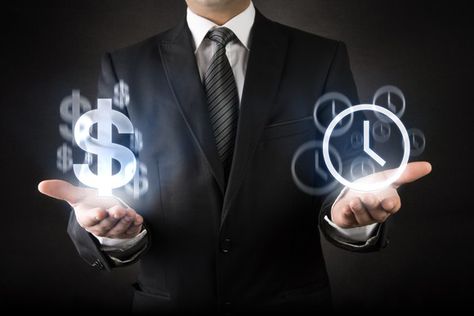 Man wearing suit holding hands out with glowing image of dollar symbols over his right hand and glowing symbols of clocks over his left hand Online Writing Jobs, Debt Collection, Writing Jobs, Cool Writing, Light Of Life, Risk Management, Online Earning, Job Opportunities, Digital Business