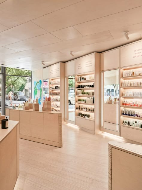 Skincare Store, Pharmacy Design, Retail Store Interior, Store Layout, Store Interiors, Cosmetic Shop, Retail Store Design, Store Design Interior, Store Interior