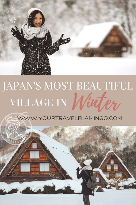 Did you ever consider Japan a winter destination? Well, you should and here's why! Visit the cutest winter village in Asia, Shirakawa-go. | Japan Winter Travel | Japan in Winter |Japan Winter Travel Guide |Japan Beautiful Places |Japan Bucket List |Japan Best Places |Japan Travel Tips | Japan Travel Photography | Beautiful Winter Destinations | Best Places to Visit in Winter |Best Winter Trip Ideas |Winter Travel |Winter Wonderland |Winter in Asia Travel | Winter Village | Shirakawago Japan | Osaka Japan Winter, Japan Winter Itinerary, Kyoto Japan Winter, Shirakawago Japan Winter, Japan Travel Outfit Winter, Beautiful Places Japan, Japan Beautiful Places, Japan Winter Travel, Osaka Winter