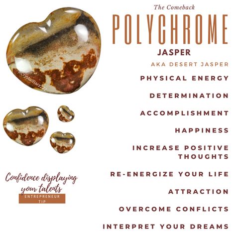 Polychrome Jasper - Desert Jasper Meaning & Healing Properties Morrisonite Jasper Meaning, Brown Jasper Meaning, Polychrome Jasper Crystal Meaning, Jasper Meaning Stones, Polychrome Jasper Meaning, Picture Jasper Crystal Meaning, Leopard Skin Jasper Meaning, Jasper Types, Jasper Stone Meaning