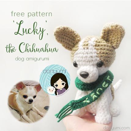 Dog Amigurumi, Crochet Dog Patterns, Chihuahua Dog, Crochet Dog, Chihuahua Dogs, Dog Pattern, Crochet Coasters, Amigurumi Free, Amigurumi Free Pattern