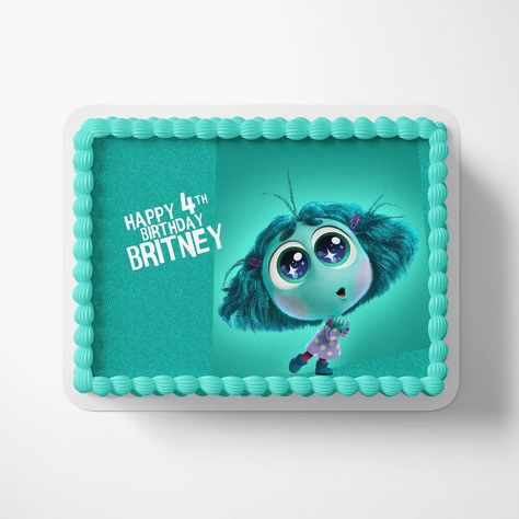 Looking for an "Envy"-riffic cake topper for your child's Inside Out 2 birthday cake? Look no further! Our printable Inside Out 2 cake topper lets you celebrate all of Riley's emotions, including a touch of green envy. PERSONALIZE IT FOR THE PERFECT PARTY FAVOR! Just like Riley's emotions guide her through life, personalize their cake with a special message including their name and age! This high-resolution JPG cake topper is: * Fully Customizable: Add your child's name and age for a uniqu... 2 Cake Topper, Inside Out Riley, Movie Cakes, Bakery Store, 2 Cake, Trolls Birthday Party, 2 Birthday Cake, Happy 4th Birthday, Cake Sizes