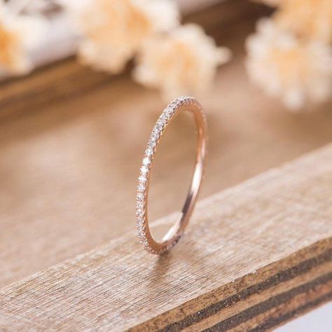 Tattoo Band, Gorgeous Wedding Bands, Eternity Diamond Band, Gold Wedding Bands Women, Simple Wedding Bands, Rose Gold Wedding Band, Stacked Wedding Rings, Engagement Ring Rose Gold, Beautiful Wedding Rings