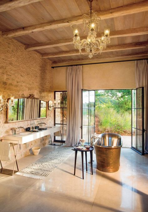 Suite Escapes: Best Hotel Bathrooms Bathroom Images, Steam Showers Bathroom, Bedroom Images, Huge Windows, Safari Lodge, Luxury Retreats, Luxury Bath, Free Standing Bath, French Country Decorating