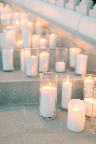 Hurricane candles: http://www.stylemepretty.com/2016/10/26/inexpensive-wedding-details/ Photography: Love and Light - http://loveandlightphotographs.com/ Wedding Reveal, Wedding Ides, Rustic Wedding Decorations, Wedding Details Photography, Wedding Details Card, Moroccan Wedding, Inexpensive Wedding, Wedding Candles, White Candles