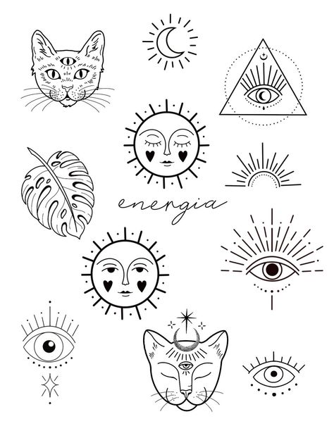 Fineline Tattoo Flash, Flash Tattoo Feminina, Mini Flash Tattoo, Tato Flash, Flash Tattoo Designs, Classy Tattoos, Tattoo Feminina, Subtle Tattoos, Baby Tattoos