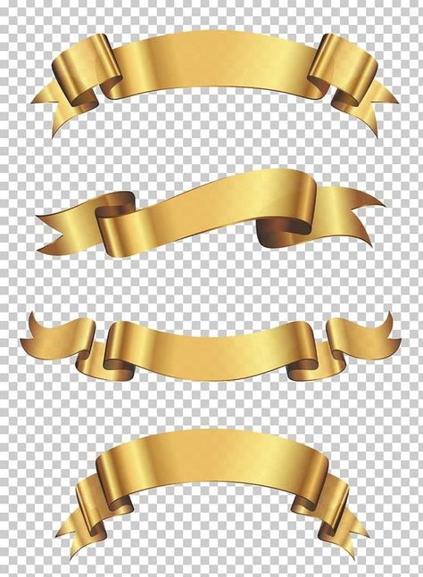 Sticker Advertising, Gold Border Design, Frame Ribbon, Gold Design Background, Gold Png, Gold Clipart, Gold Banner, Siluete Umane, Ribbon Png