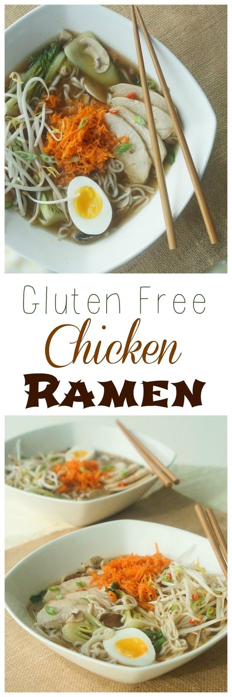 Make my yummy Gluten Free Chicken Ramen Recipe today! Ramen Noodles With Chicken, Low Carb Pasta Recipes, Ramen Noodles Recipe, Gluten Free Ramen, Chicken Ramen Recipe, Noodles With Chicken, Gluten Free Chicken Recipes, Chicken Ramen, Ramen Recipe