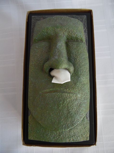 Resin Face, Tiki Head, Bathroom Gifts, Michaels Craft, Kleenex Box, Tissue Case, Retro Radio, Picture Hook, Tissue Box Holder