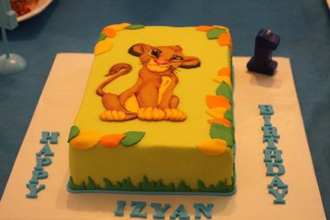 Lion King Sheet Cake, Simba Cake Ideas, King Themed Cake, Simba Cake, 2nd Birthday Photos, Lion King Birthday, Birthday Themes, The Lion King, Sheet Cake